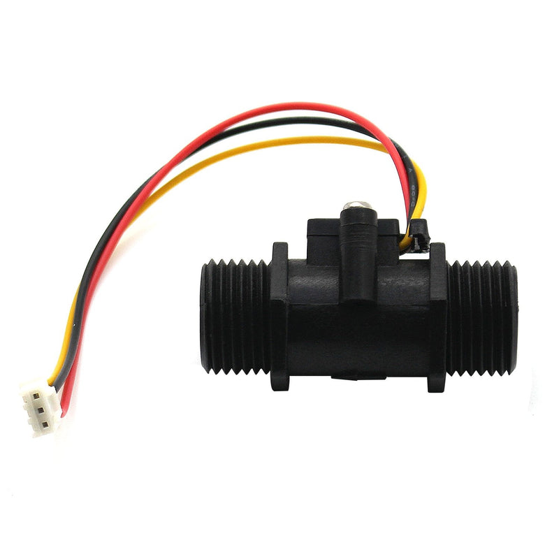 [Australia - AusPower] - Fankerba G1/2" Water Flow Sensor, High Precision Water Cooling Turbine Flowmeter G1/2 / DN15 (1-30L/min) 