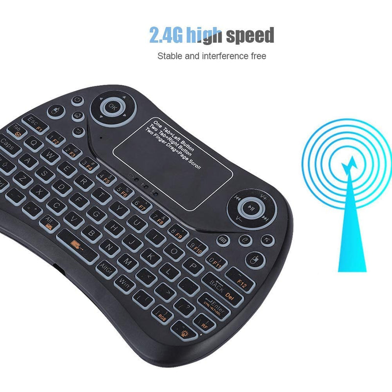 [Australia - AusPower] - Mini Keyboard 2.4G Wireless Keyboard Universal Replacement Keyboard with Touchpad 
