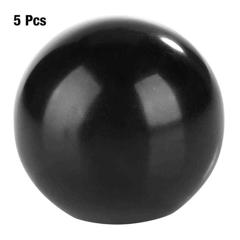 [Australia - AusPower] - 5Pcs Bakelite Ball Gear Knob Black Round Spherical Knob Embedded Copper Nut BM6 * 25 Machine Tool Replacement 