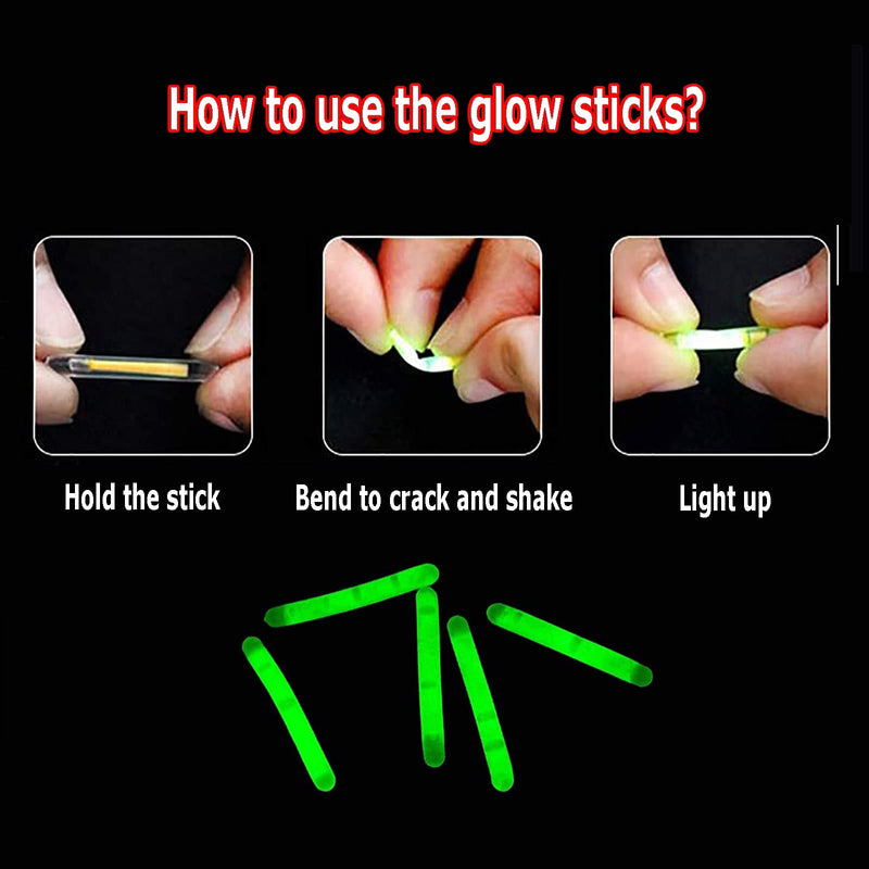 [Australia - AusPower] - FASPLORE 20 Pcs Fishing Bells for Rods Comes with 10 Fishing Glow Sticks Fishing Bite Alarm Indicator 