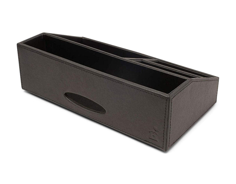 [Australia - AusPower] - Armory by Castle - Leatherette Desk Organizer Caddy - Clutter Organizer for Office, Home, Personal, Employee Office Supplies and Accessories (All-in-one Organizer - Stackable) 