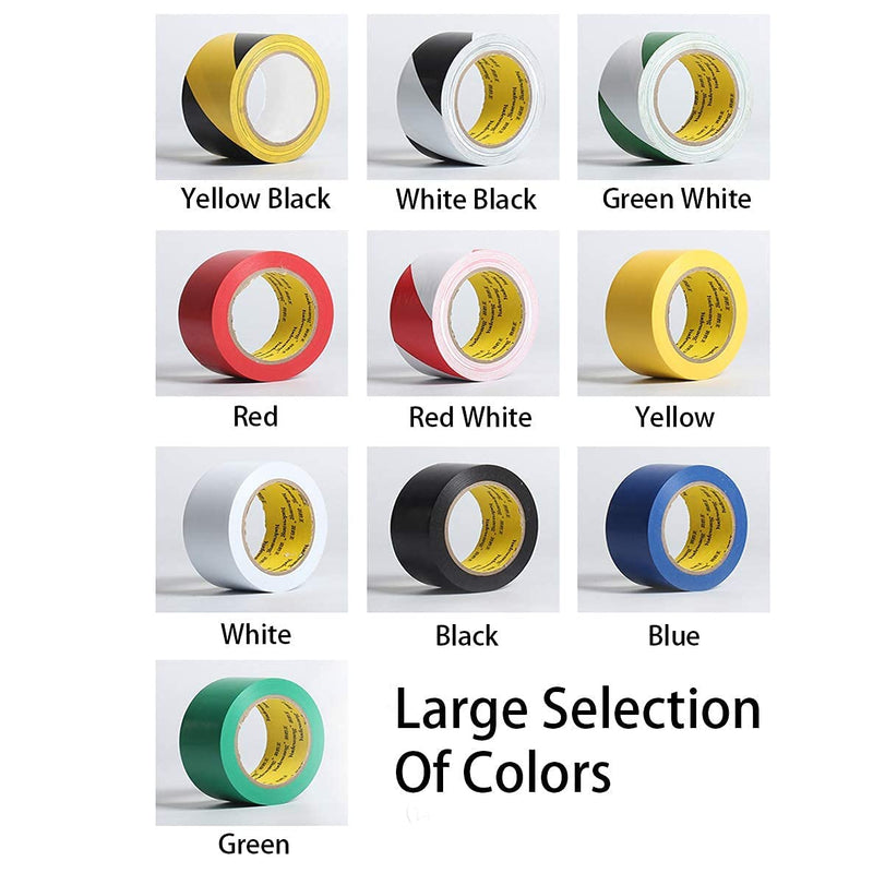 [Australia - AusPower] - APT, Multi Color Marking Tape, Premium Safety Marking and Dance Floor Splicing Tape, 6 mil Thick (1 Roll, Yellow) 1 Roll 
