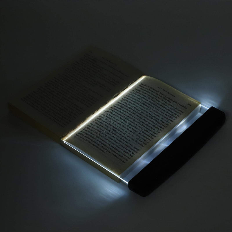 [Australia - AusPower] - LED Book Light, Reading Page Light for Reading in Bed, Car, Eye Care flat plate Night light for Books 