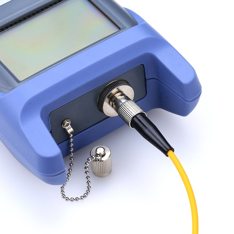 [Australia - AusPower] - 10KM Fiber Optical Power Meter with Visual Fault Locator Optic Cable Tester Checker and FC-LC Adapter Test Tool for CATV Telecommunications Engineering Maintenance 