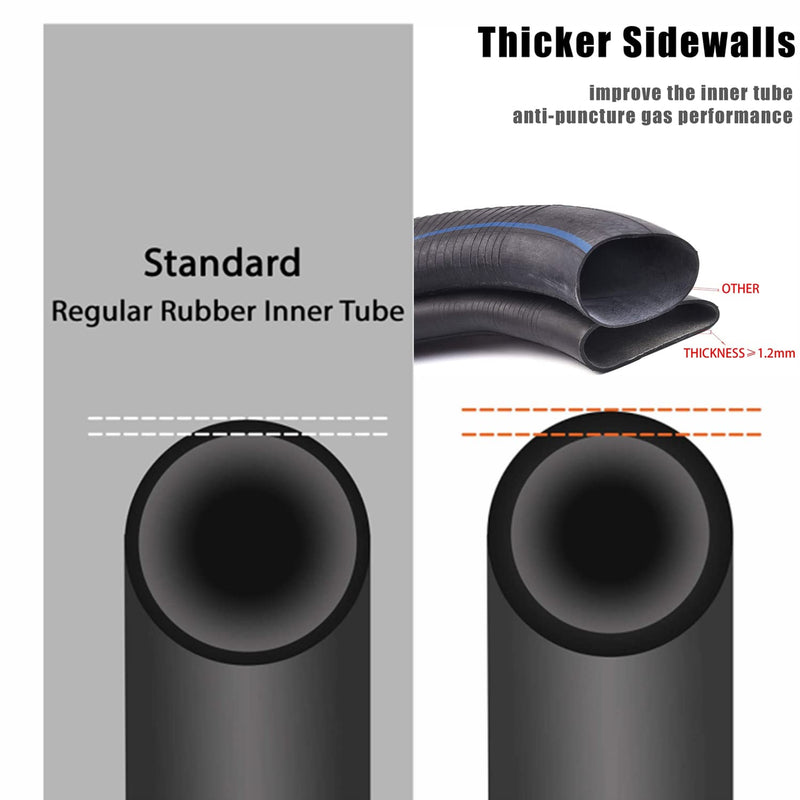 [Australia - AusPower] - 700x35C/38C/40C/43C Schrader Valve 700C Bike Inner Tubes for 700 x 35C 700x36C 700x37C 700 x 38C 700x39C 700 x 40C 700x41C 700 x 42C 700 x 43C Bike Tire Tubes - 48mm A/V 