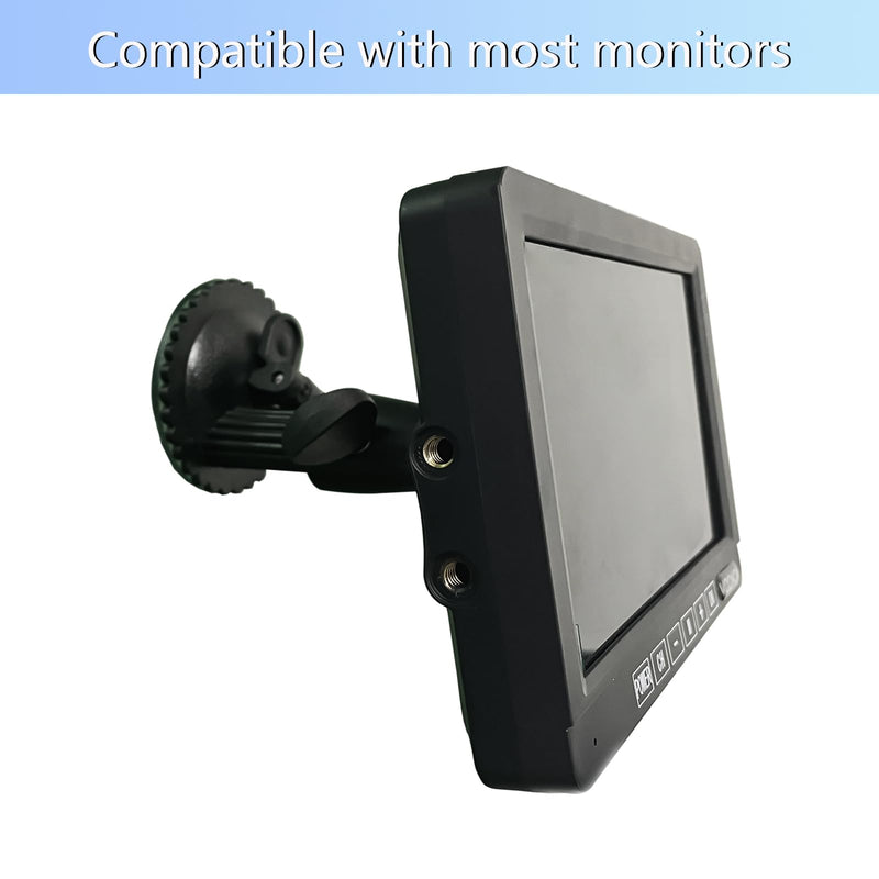 [Australia - AusPower] - VOONOA Windshield Suction Cup Bracket Mount for 7 9 10.1 10.36 Inch Monitor Display, Fix The Monitor on Windshield Dash Board, Metal-Made, Adjustable Strong Load-Bearing Mount Holder 
