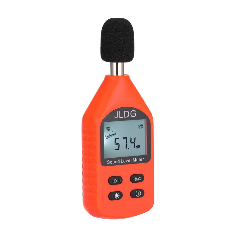 [Australia - AusPower] - Irfora JD-118 Digital Noise Detector Mini Lightweight High Accuracy Decibel Monitoring Device Sound Level Meter with LCD Backlight 