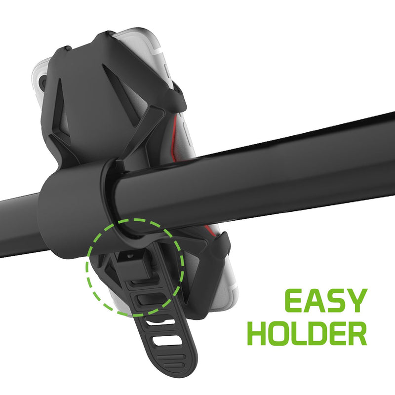 [Australia - AusPower] - Bike Phone Mount, Universal Bicycle Holder Mount for Apple iPhone Xs/Max/Xr/X/8/8 Plus Samsung Note 9/8/5 Galaxy S9/S9 Plus/S8/S8 Plus/S7 Motorola Z3 Play/Moto G6/X4/Z2 Force/Z2 Play/Z Droid Orange 