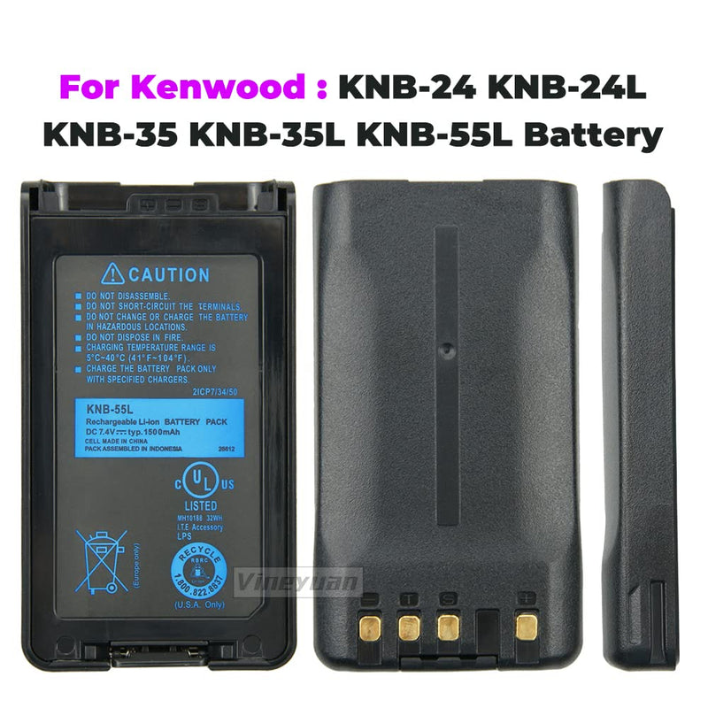 [Australia - AusPower] - KNB-55L Replacement Battery for Kenwood TK-3360, TK-3160, TK-2170, TK-3173, TK-3170, TK-2360, NX-320, TK-3140, TK-2160 Walkie Talkies Battery 