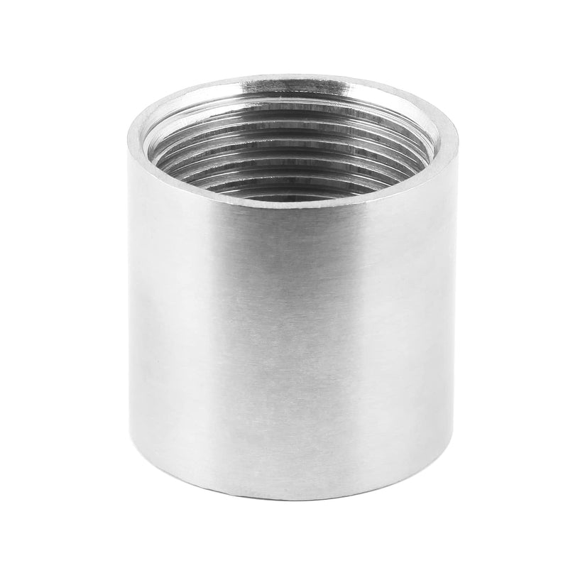[Australia - AusPower] - Metaland Stainless Steel Pipe Coupling, 1/2"Female x 1/2" Female Thread Cast Pipe Fitting (Pack of 2) 