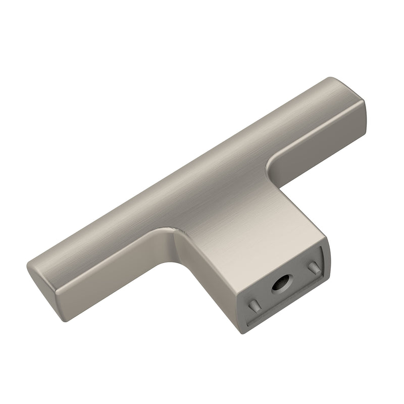 [Australia - AusPower] - Amerock | Cabinet Knob | Satin Nickel | 2-1/2 inch (64 mm) Length | Riva | 1 Pack | Drawer Knob | Cabinet Hardware 