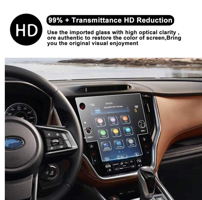 [Australia - AusPower] - SATIS Screen Protector Compatible with 2020 2021 2022 Subaru Outback Legacy Starlink 11.6 Inch Touch Screen，Anti Scratch,Bubble Free,9H Hardness Tempered Glass 