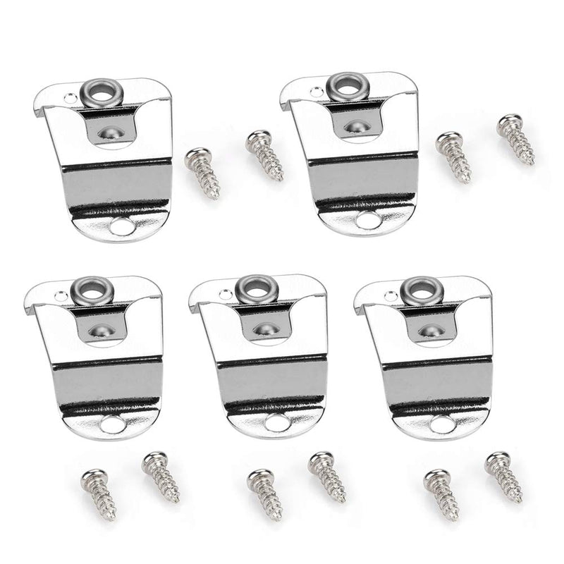 [Australia - AusPower] - Bewinner 5pcs Handheld Microphone Hang Up Clip, Durable Car Radio Microphone Mounting Clip with Screws for Kenwood TM471A / Motorola GM300, GM950-Perfectly Matched to Your Handheld Microphone 
