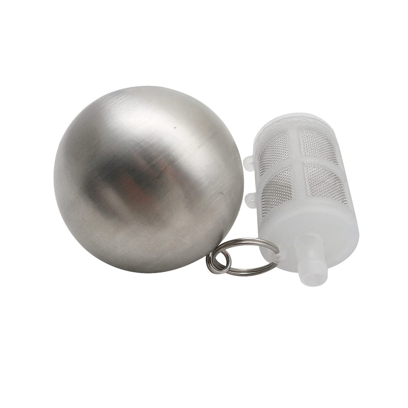 [Australia - AusPower] - 304 Stainless Home Brew Beer FermZilla Ball Floating Beer Keg Liquid Dip Tube with Floating Dip Tube Filter and 80CM Silicone Dip Tube 