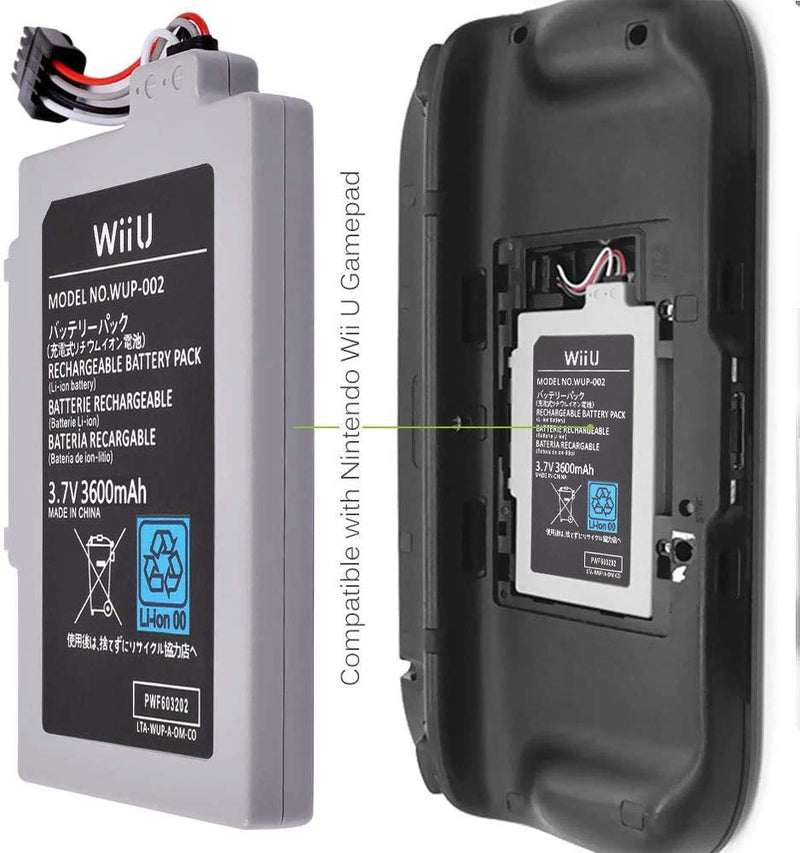 [Australia - AusPower] - UCEC 3600 mAh Replacement Rechargeable Battery Pack for Wii U Gamepad 