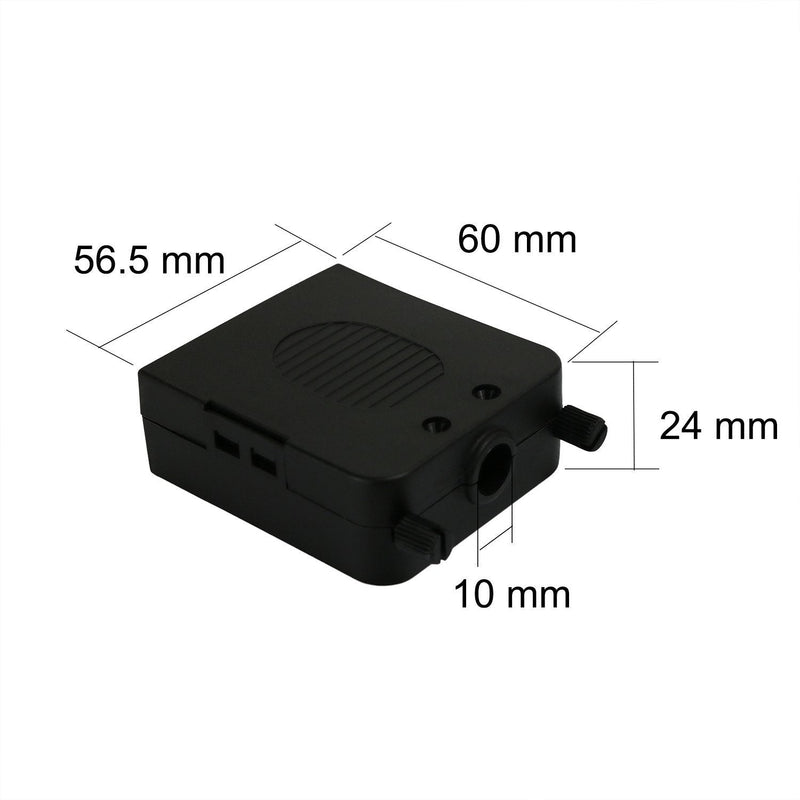 [Australia - AusPower] - Twinkle Bay DB25 Connector to Wiring Terminal Db25 Breakout Board Solder-Free (Female Adapter with Case) 
