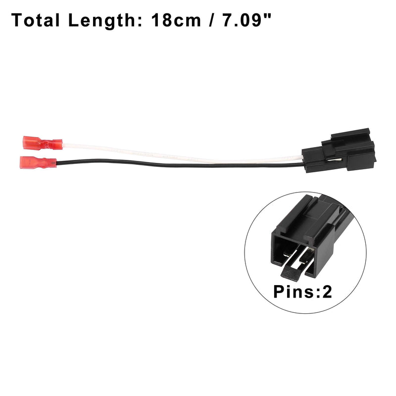 [Australia - AusPower] - X AUTOHAUX 2pcs Car Speaker Connector Harness Wiring Adapter 72-6512 for Chrysler 300 2007-2016 