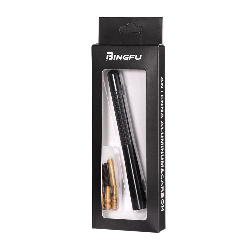 [Australia - AusPower] - Bingfu Vehicle Antenna Mast Carbon Fiber Car Antenna Truck Antenna Replacement Compatible with Toyota Tundra Tacoma 4 Runner FJ Cruiser Sienna Highlander Nissan Titan Frontier Rogue Juke Xterra 