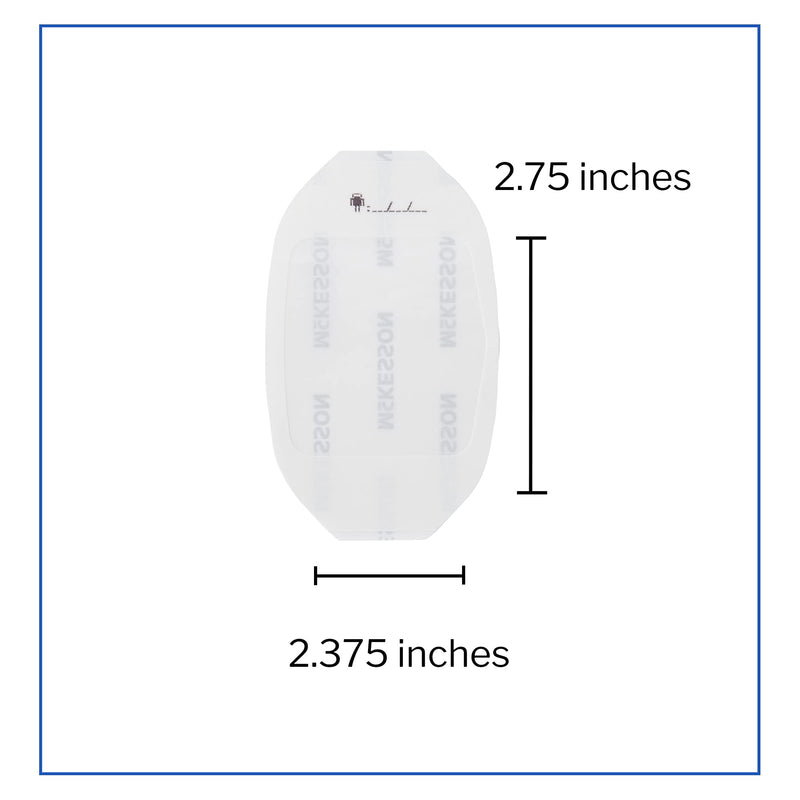 [Australia - AusPower] - McKesson Transparent Film Dressing, Sterile, Frame Delivery, 2 3/8 in x 2 3/4 in, 100 Count, 1 Pack 