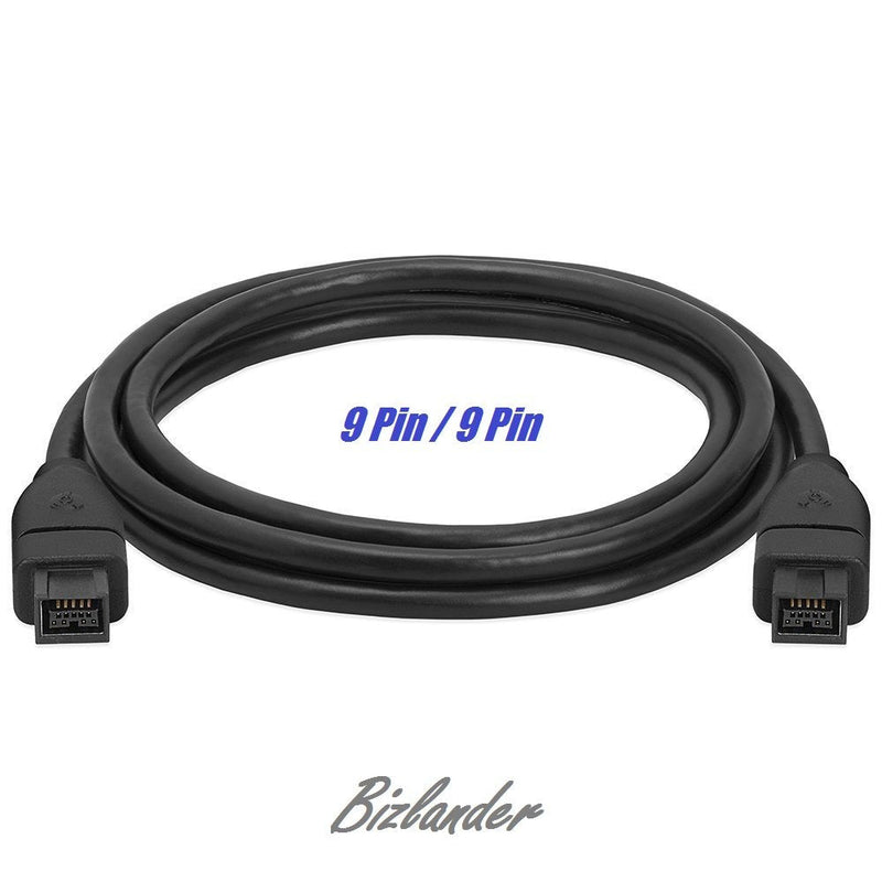 [Australia - AusPower] - BIZLANDER Firewire 1394b 800 IEEE 9 Pin to 9 Pin Male to Male Cable for PC, Digital Cameras MacBook Pro, Mac Mini, Audio Device 