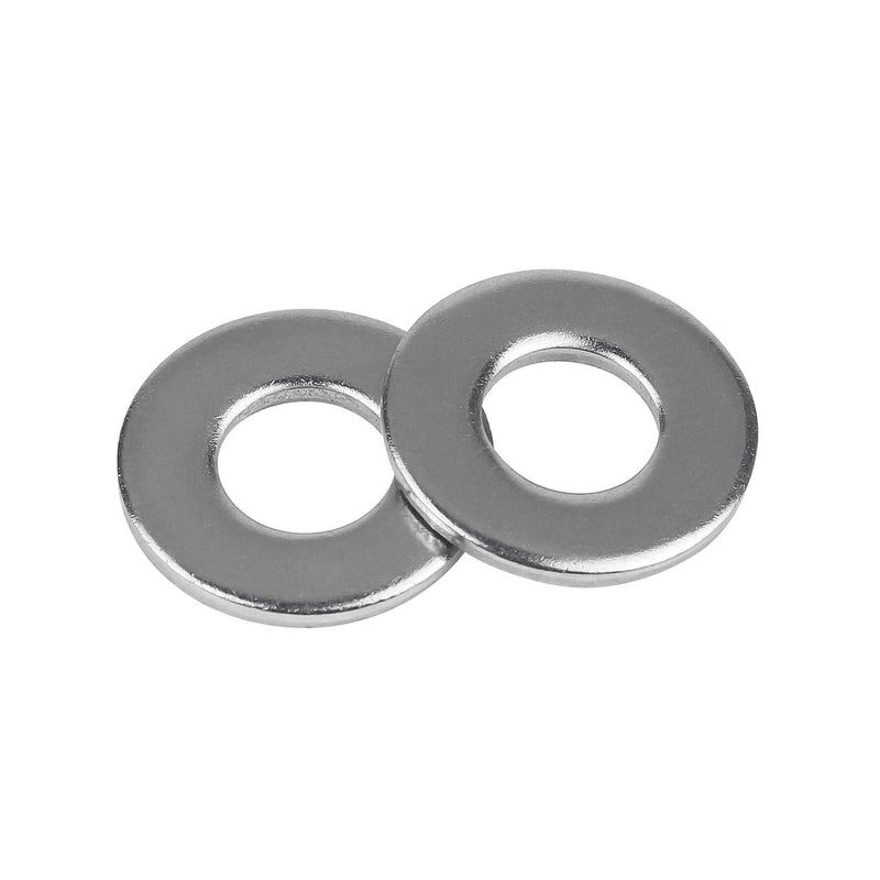 [Australia - AusPower] - Favordrory 1/4 Inch Stainless Flat Washer, 5/8 Inch Outside Diameter, 304 Stainless Steel, 100 Pieces 1/4" 