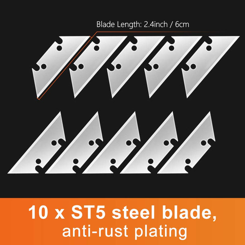 [Australia - AusPower] - Multi Angle Miter Shear Cutter, Jhua 8'' Multifunctional Trunking Shears Hand Tools 45 Degree To 135 Degree Miter Shears Cutting Tool with 10 Spare Blades for Cutting Chamfer, Soft Wood, Plastic, PVC 
