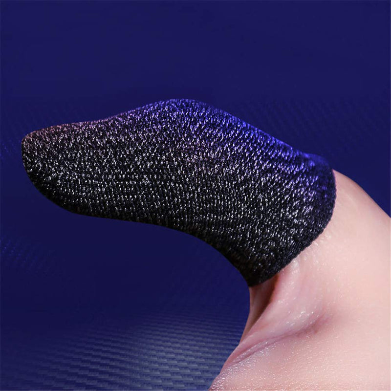 [Australia - AusPower] - Mobile Game Controller Finger Sleeve Sets [6 pcs],Anti-Sweat Breathable Touchscreen Finger Sleeve for Mobile Phone Games 