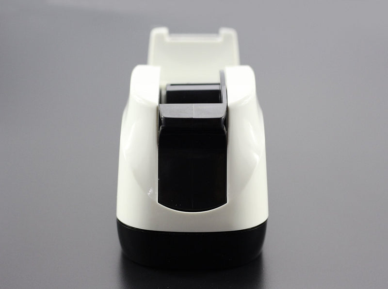[Australia - AusPower] - BeeChamp Heavy Base Nonskid Desk Tape Dispenser One-Hand Dispensing (White) 