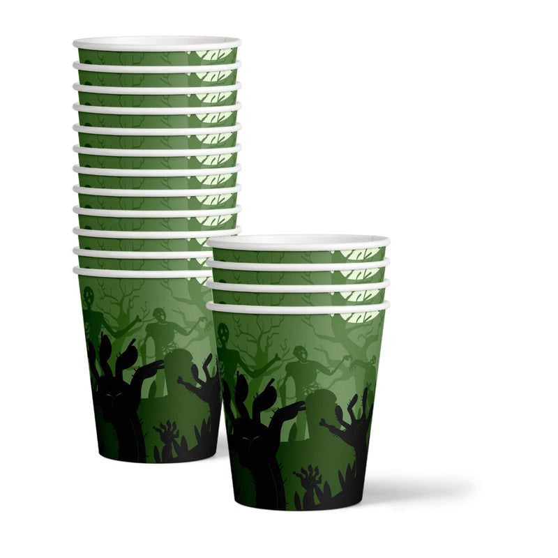 [Australia - AusPower] - Zombie Birthday Party Supplies Set Plates Napkins Cups Tableware Kit for 16 