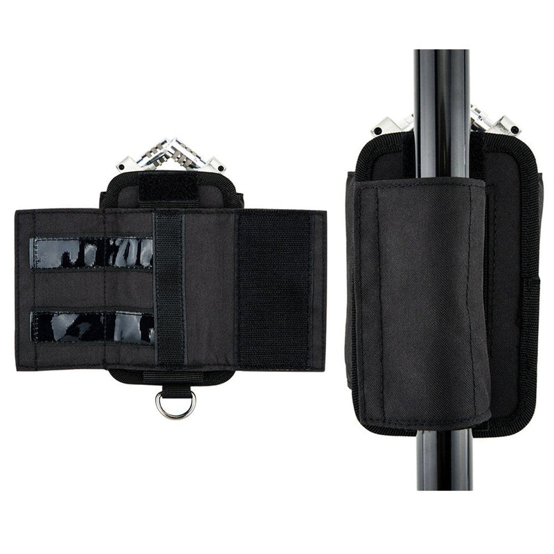 [Australia - AusPower] - JJC H4n Protective Carrying Storage Pouch Case Bag for Zoom H4n Pro All Black & Tascam DR-40 Handy Portable Recorder replaces Zoom PCH-4n Case, with Clear Visible Front Face Cover Protector for H4n & H4n Pro 