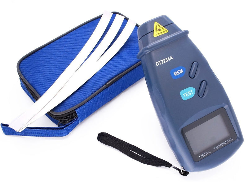 [Australia - AusPower] - Digital Photo Laser Tachometer Non Contact Tach RPM Meter 