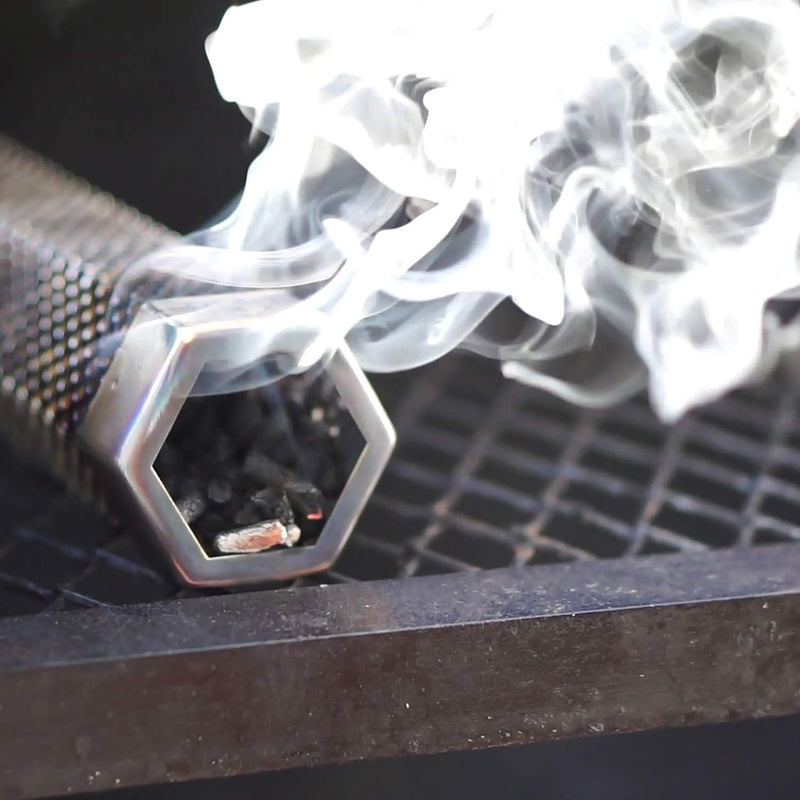 [Australia - AusPower] - LIZZQ Premium Pellet Smoker Tube 12 inches - 5 Hours of Billowing Smoke - for Any Grill or Smoker, Hot or Cold Smoking - An Easy and Safe Way to Provide Smoking - Free eBook Grilling Ideas and Recipes 