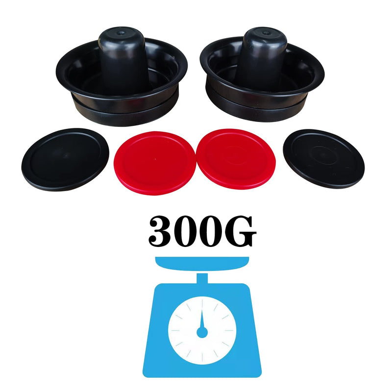 [Australia - AusPower] - WALIKEN Air Hockey Pushers and Air Hockey Pucks, Replacement Accessories for Game Tables(2Striker, 4Puck Pack) hand-held 