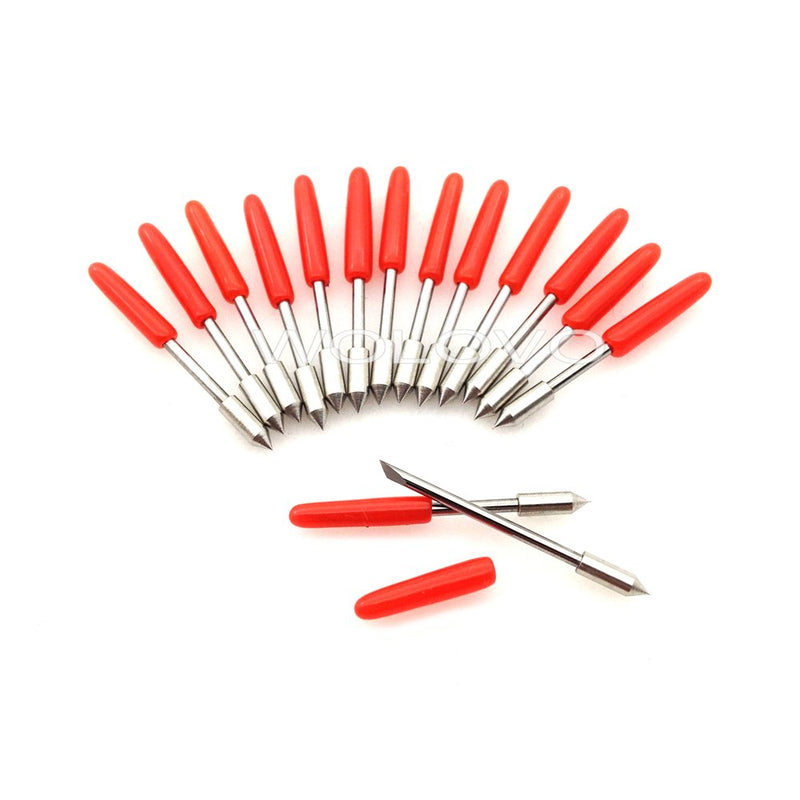 [Australia - AusPower] - CB09 Graphtec Blade 15Pcs 45 Degree Cutting Blades for Silhouette Cameo 1 2 3/Portrait/Curio/Graphtec 6000/CE 5000-60 Plotter 