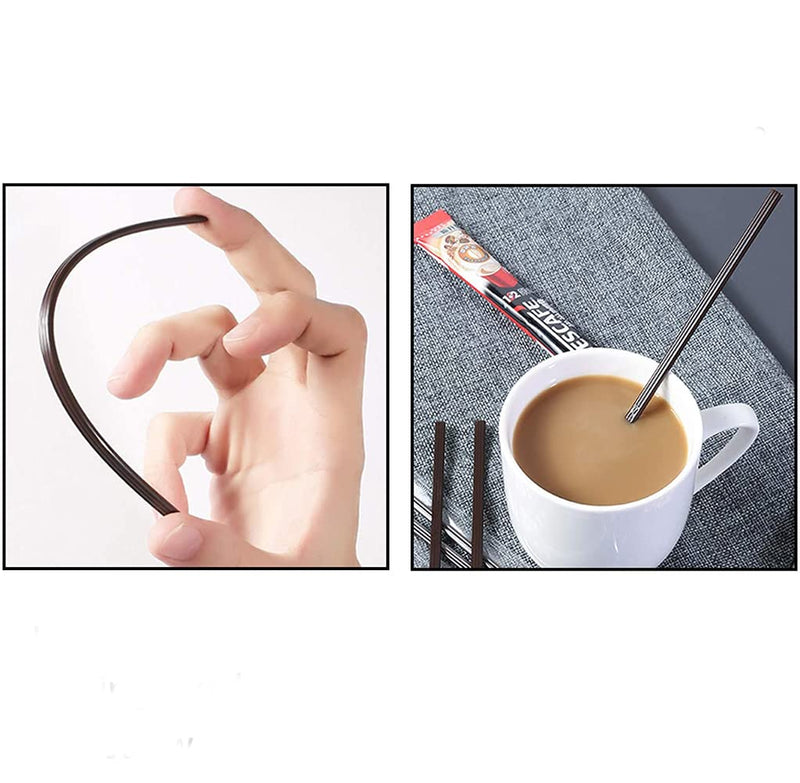 [Australia - AusPower] - 200pcs 6.7inch Disposable 3 Holes Coffee Stirrer Straw 2-in-1 Disposable Plastic Coffee Stir Sticks Coffee Stirrer Straw for Coffee Bars Office Restaurants Home Indoor Outdoor 