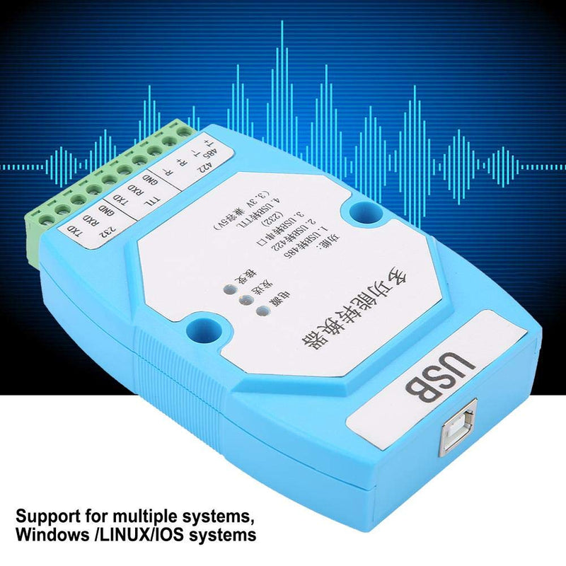 [Australia - AusPower] - FT232 USB to Rs422/485 / Serial Port 232/TTL (5V/3.3V) Adapter Connector Photoelectric Isolation Surge Protection 