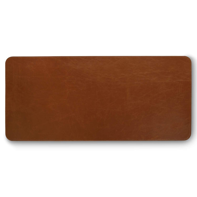 [Australia - AusPower] - Londo Leather Extended Mouse Pad - Desk Mat Light Brown 