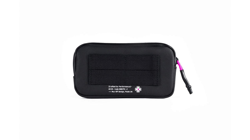 [Australia - AusPower] - Muc Off Rainproof Essentials Case - Tough 900D Polyester Black Water-Repellant Storage Pouch - Ideal for Storing Spare Tubes, Tyre Levers and Phone, one Size 