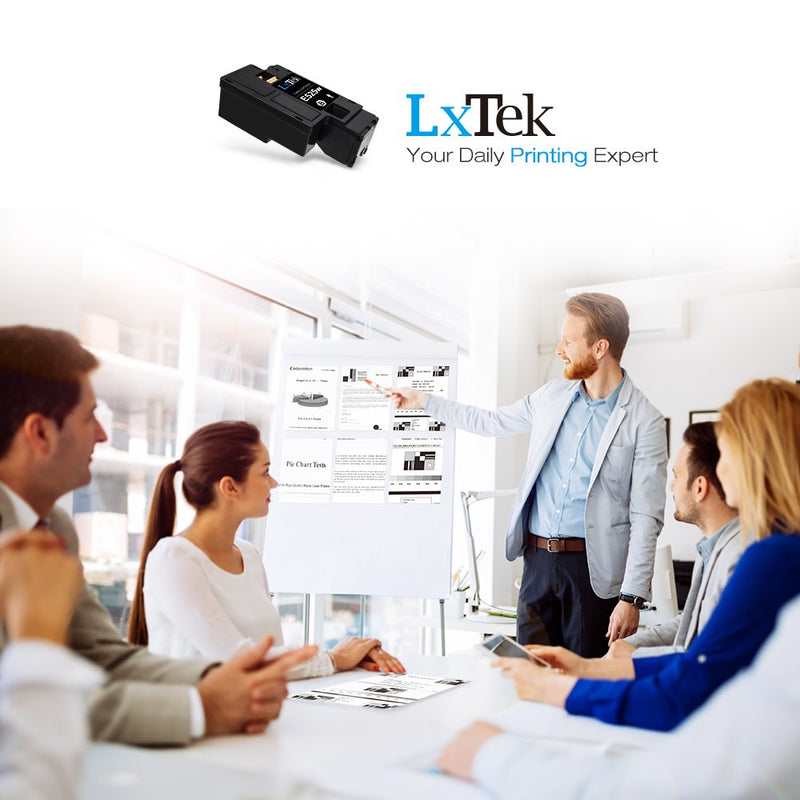 [Australia - AusPower] - LxTek Compatible Toner Cartridge Replacement for Dell E525W E525DW E525 525 to use with E525W Color Laser Printer (1 Black, High Yield) 