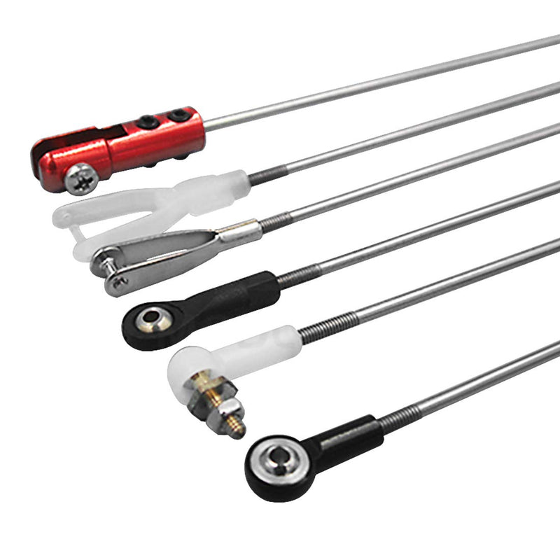 [Australia - AusPower] - uxcell M2x150mm Pushrod Connector Stainless Steel Rod Linkage,for RC Boat,Car,Airplane,Helicopter,10pcs 