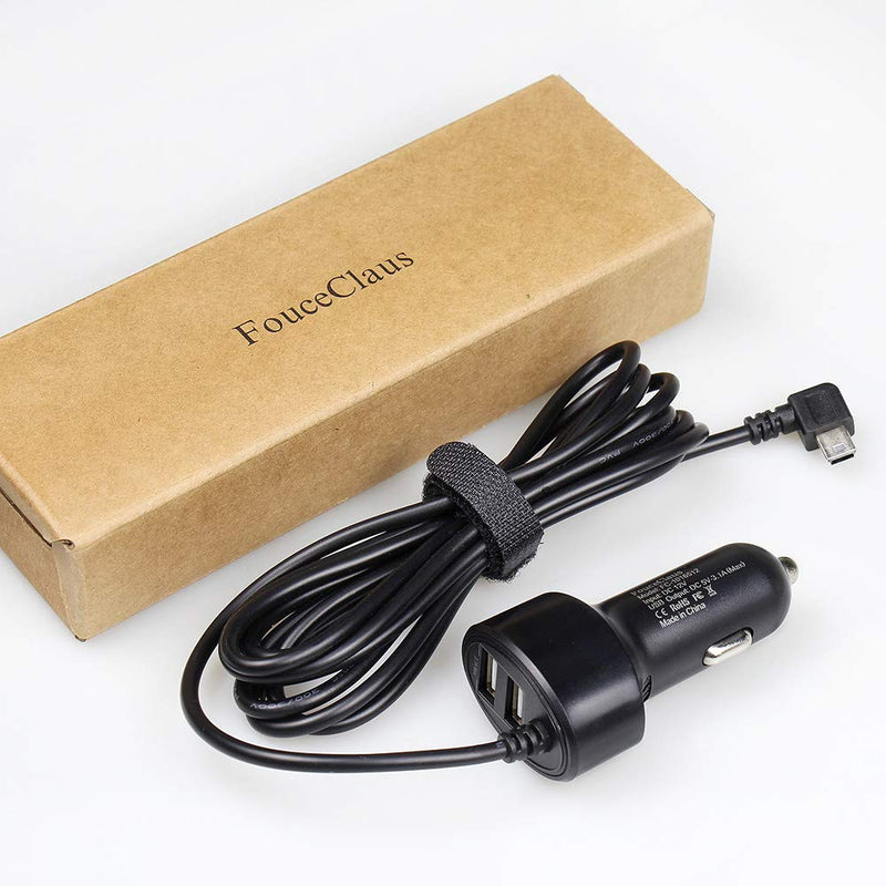 [Australia - AusPower] - Car Charger Adapter for Garmin Nuvi, Replacement Vehicle Power Cable Cord for Garmin Nuvi GPS(for Power Only No Traffic) 
