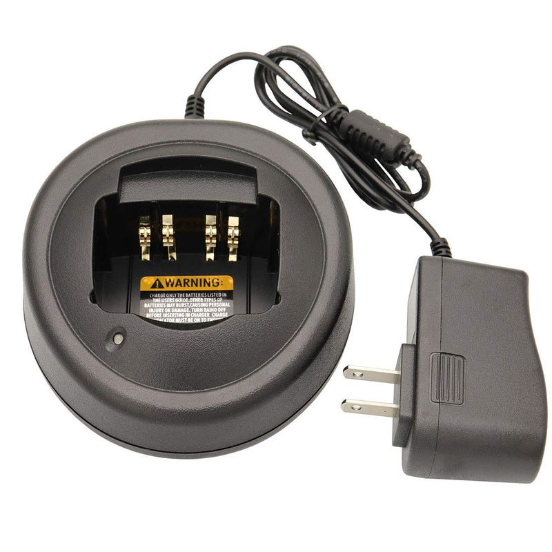 [Australia - AusPower] - Zkarabc Desktop Charger DC 12V Car Charger Compatible with Motorola GP328 GP388 HT750 HT1250 PR860 EX500 HNN9008A HNN9009 