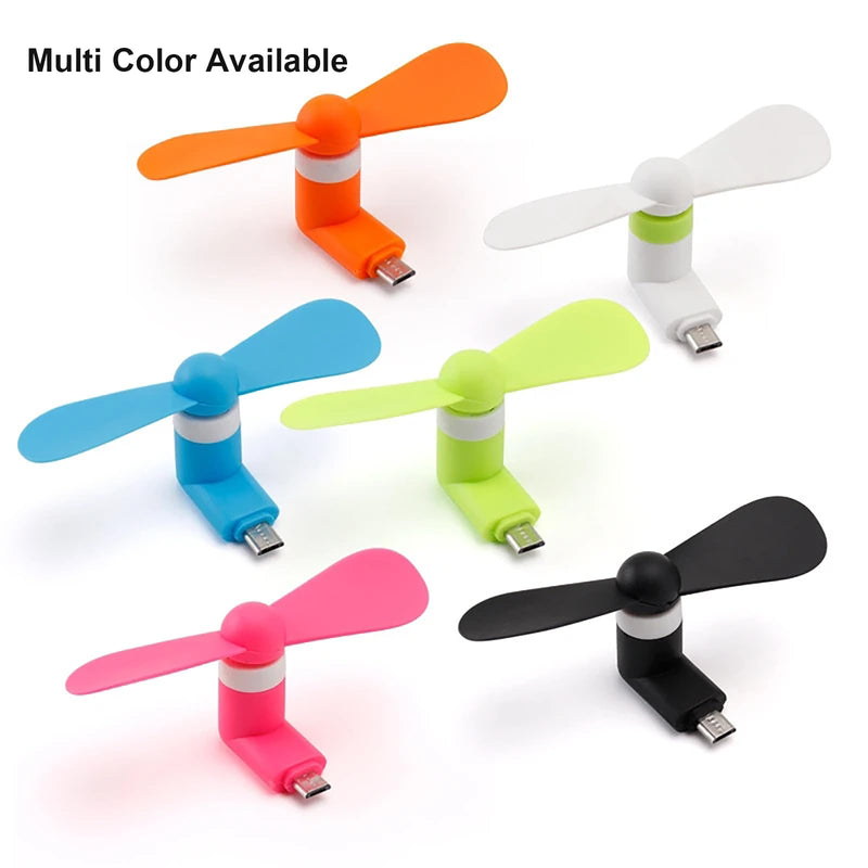 [Australia - AusPower] - Sokelinn-six Type C Phone Fan, Mini USB C Cooling Hand Fans Portable Summer Cooler for ipad Type C Plug Devices-2 Pieces (Pink) Pink 