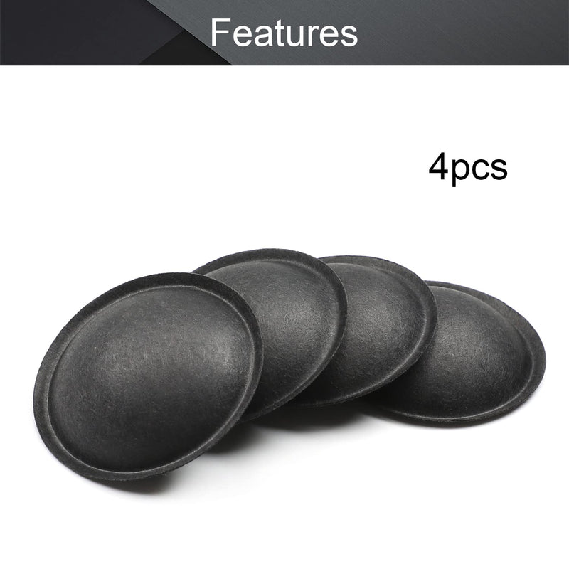 [Australia - AusPower] - Fielect 4pcs Speaker Dust Cap 45mm/1.77inches Diameter Subwoofer Paper Dome Coil Cover Caps 1.77" / 45mm 