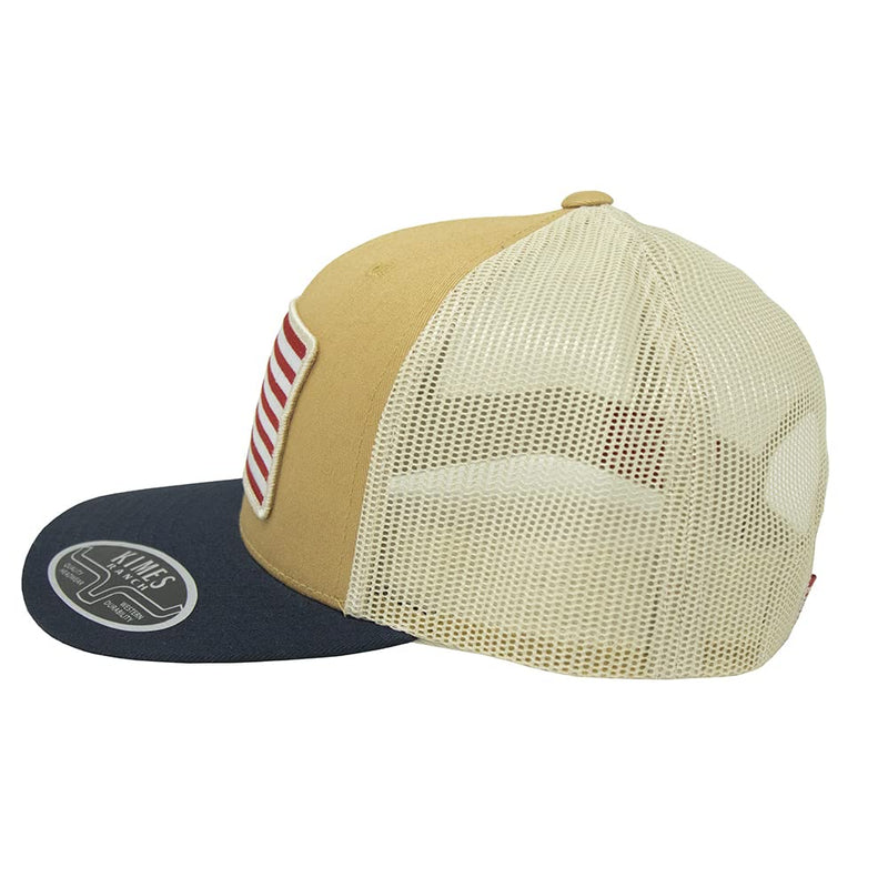[Australia - AusPower] - Kimes Ranch Apparel Mens Kimes Ranch Brown Trucker Cap OS Brown/Navy 
