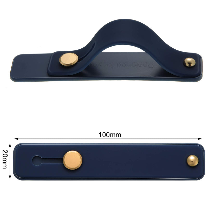[Australia - AusPower] - 6 Pieces Phone Strap Grip Holder Finger Cell Phone Grip Telescopic Phone Finger Strap Stand Universal Finger Kickstand for Most Smartphones (Soft Colors) Soft Colors 