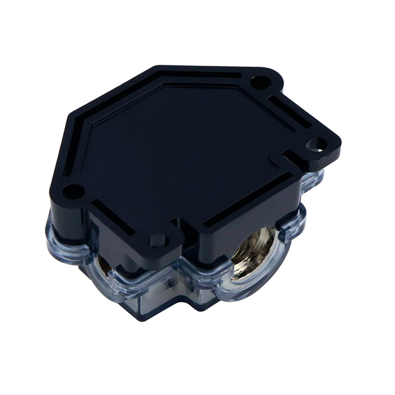 [Australia - AusPower] - S SYDIEN 1Pc 1 in 5 Ways Out Way Power Distribution Block 0/2/4 Gauge in 2/4/8 Gauge Out Car Audio Splitter Power Ground Distributor Blocks 1 in 5 out(1Pc) 
