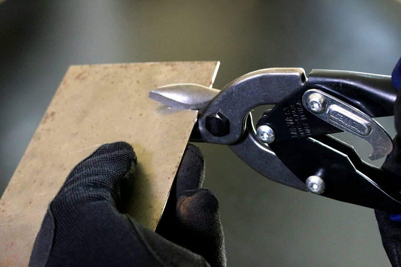 [Australia - AusPower] - MIDWEST Bulldog Aviation Tin Snip - Straight Cut Regular Tin Cutting Shears with Forged Blade & KUSH'N-POWER Comfort Grips - MWT-6716B 1 