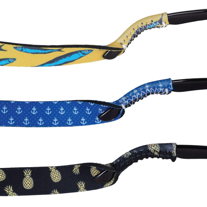 [Australia - AusPower] - Ukes Kids Floating Neoprene Sunglass Straps - 3 Pack (Glasses Not Included) The Adventure Kids Pack 