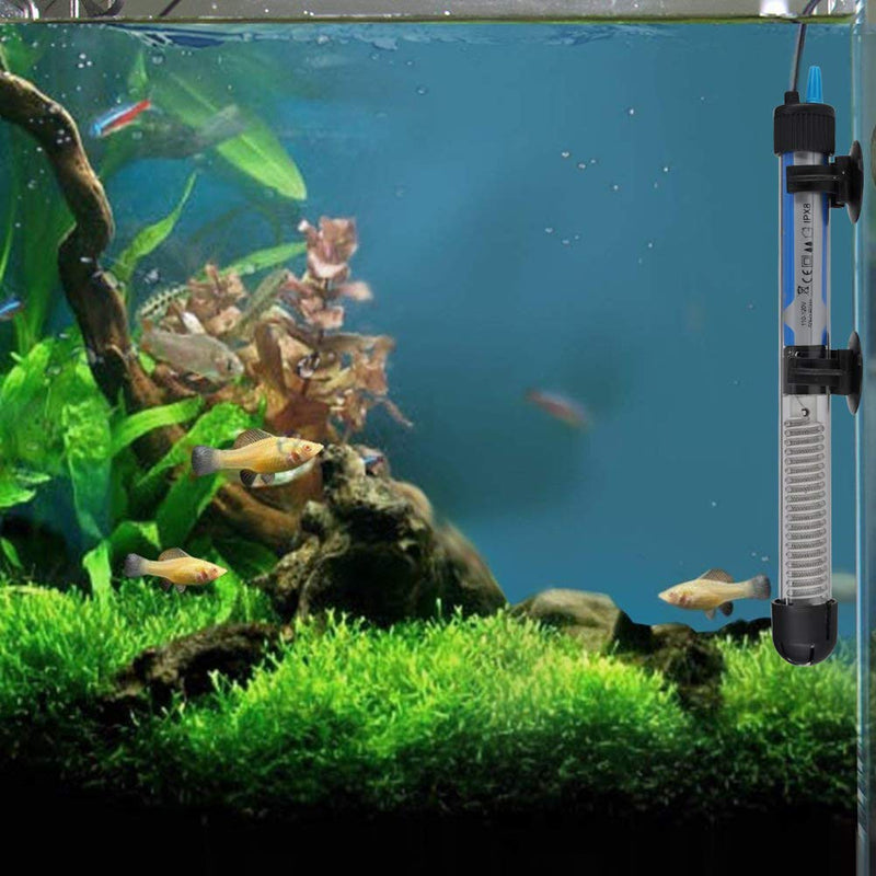 [Australia - AusPower] - Mylivell Aquarium Heater 50W 100W Submersible Auto Thermostat Fish Tank Water Heater 200W 300W and Adjustable Temperature with Suction Cups 100W for 25-45 Gallon Fish Tank 
